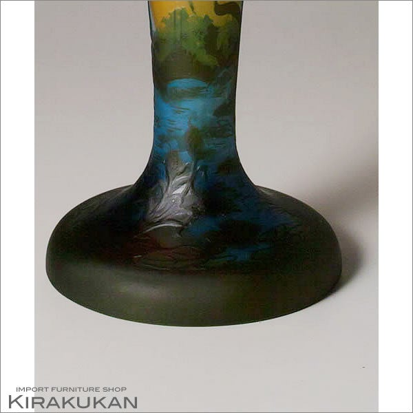 輸入照明 ガレコレクション 4灯テーブルスタンド トンボ柄 蜻蛉 中間スイッチ LED使用可 人気