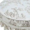 ジェニファーテイラー スツール ラウンド 丸 トワルドジュイ柄 Toile de Jouy スツール おしゃれ スツール フランス雑貨