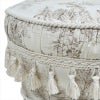 ジェニファーテイラー スツール ラウンド 丸 トワルドジュイ柄 Toile de Jouy スツール おしゃれ スツール フランス雑貨