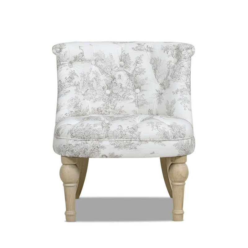 ジェニファーテイラー ラムズゲートチェア 1人掛けソファ トワルドジュイ柄 Toile de Jouy スツール おしゃれ スツール フランス雑貨