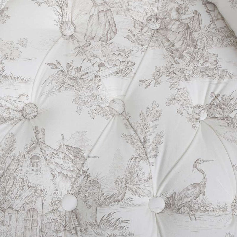 ジェニファーテイラー ラムズゲートチェア 1人掛けソファ トワルドジュイ柄 Toile de Jouy スツール おしゃれ スツール フランス雑貨