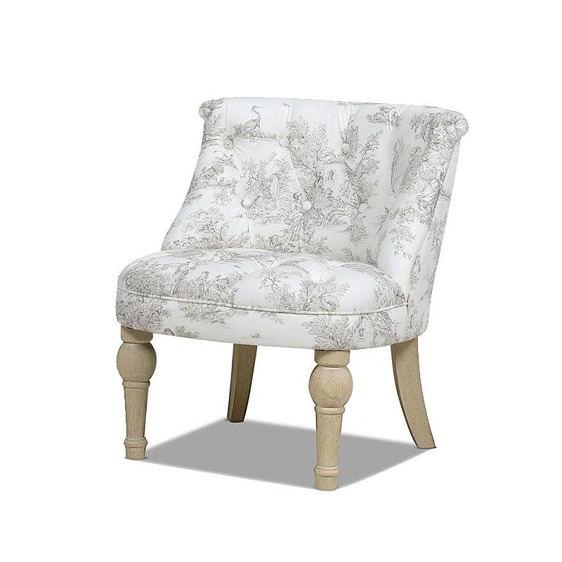 ジェニファーテイラー ラムズゲートチェア 1人掛けソファ トワルドジュイ柄 Toile de Jouy スツール おしゃれ スツール フランス雑貨