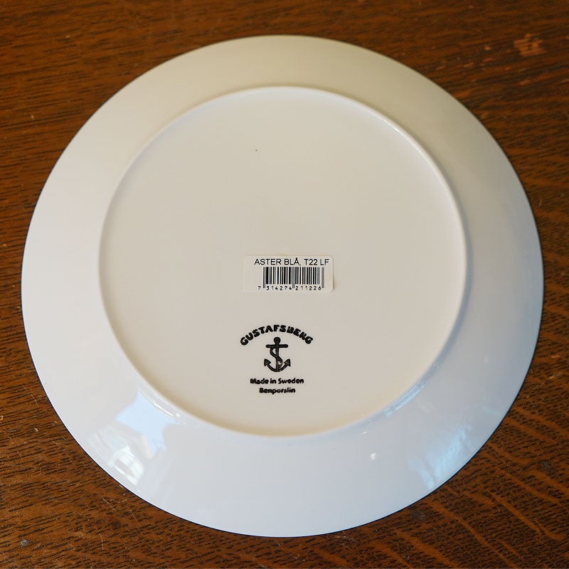グスタフスベリ Gustavsberg ブルーアスター BLUE ASTER プレート 22cm 復刻版 スウェーデン製 プレート 皿 おしゃれ ミッドセンチュリー
