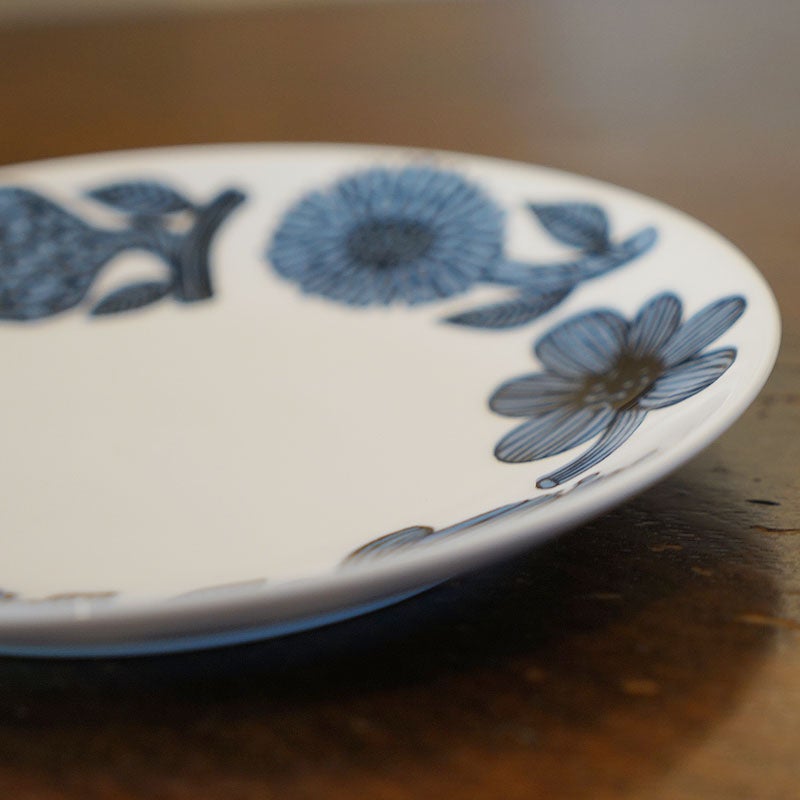 グスタフスベリ Gustavsberg ブルーアスター BLUE ASTER プレート 18cm 復刻版 スウェーデン製 プレート 皿 おしゃれ ミッドセンチュリー