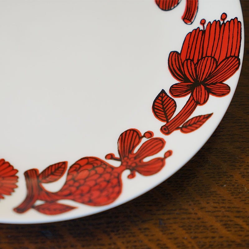 グスタフスベリ Gustavsberg レッドアスター RED ASTER プレート 22cm 復刻版 スウェーデン製 プレート 皿 おしゃれ ミッドセンチュリー