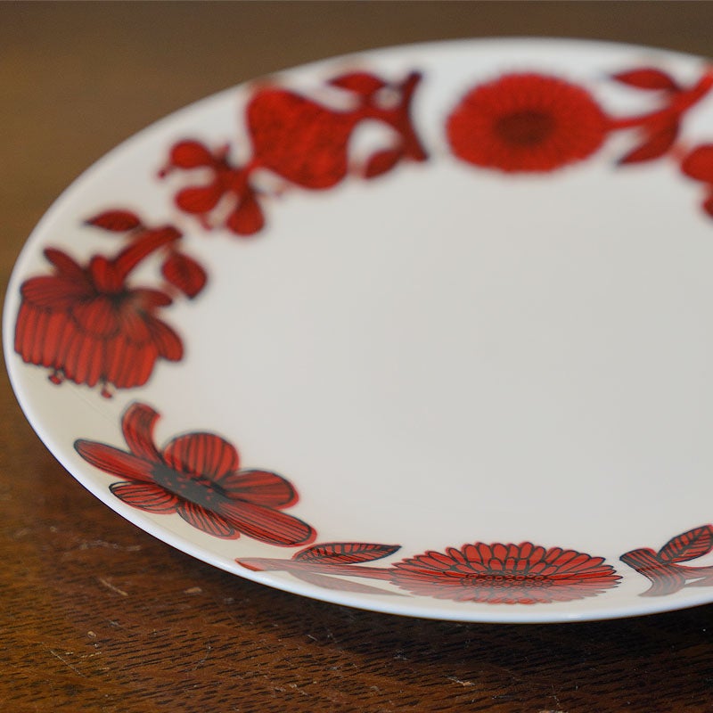 グスタフスベリ Gustavsberg レッドアスター RED ASTER プレート 22cm