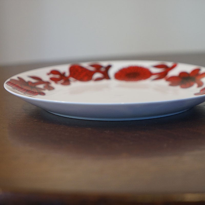 グスタフスベリ Gustavsberg レッドアスター RED ASTER プレート 22cm