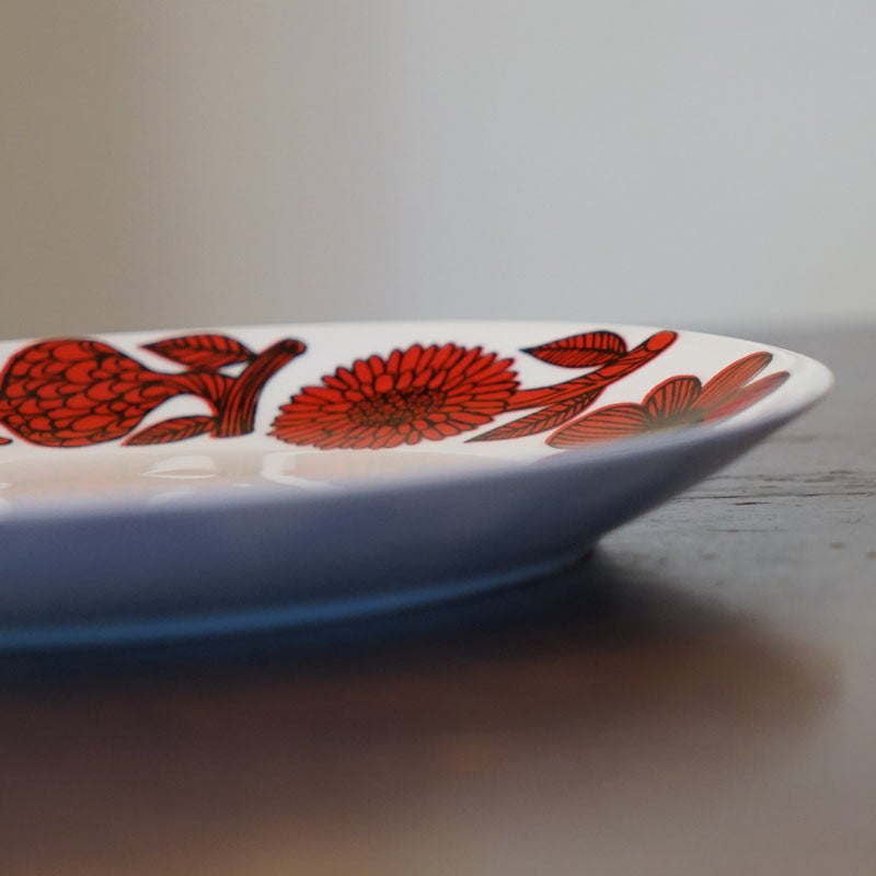 グスタフスベリ Gustavsberg レッドアスター RED ASTER プレート 22cm 復刻版 スウェーデン製 プレート 皿 おしゃれ ミッドセンチュリー