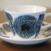 グスタフスベリ Gustavsberg ブルーアスター BLUE ASTER コーヒーカップ＆ソーサー 復刻版 スウェーデン製 プレート 皿 おしゃれ ミッドセンチュリー