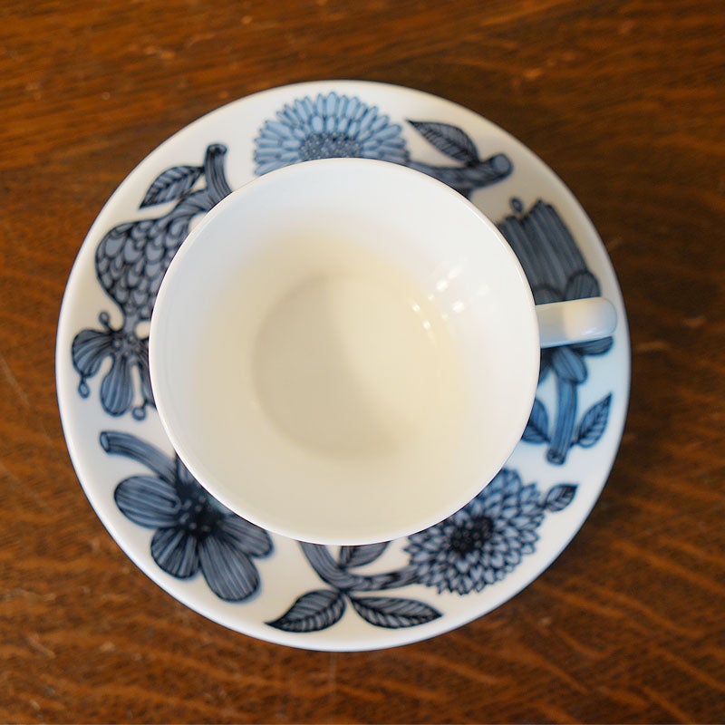 グスタフスベリ Gustavsberg ブルーアスター BLUE ASTER コーヒーカップ＆ソーサー 復刻版 スウェーデン製 プレート 皿 おしゃれ ミッドセンチュリー