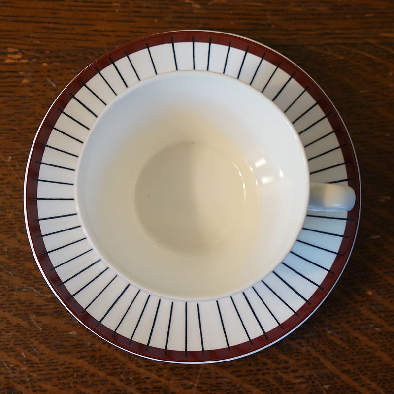 グスタフスベリ Gustavsberg スピサリブ Spisa Ribb コーヒーカップ＆ソーサー 復刻版 スウェーデン製 プレート 皿 おしゃれ ミッドセンチュリー