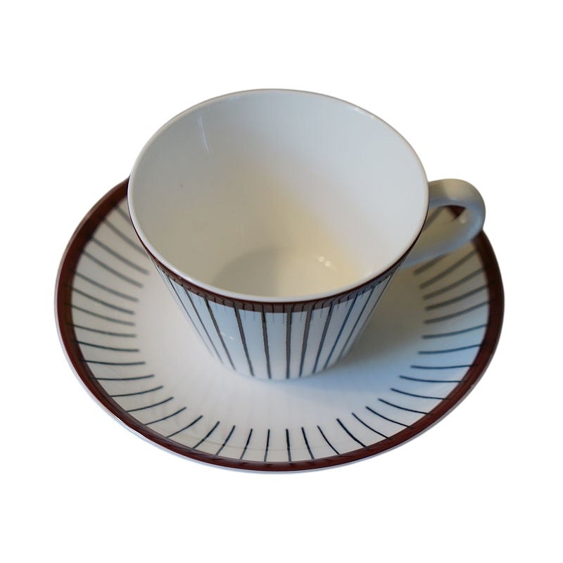 グスタフスベリ Gustavsberg スピサリブ Spisa Ribb コーヒーカップ＆ソーサー 復刻版 スウェーデン製 プレート 皿 おしゃれ ミッドセンチュリー