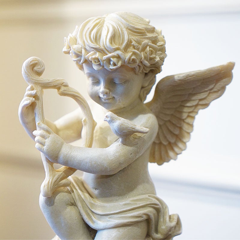 天使雑貨 小鳥エンジェル Bタイプ 楽器 天使 置物 可愛い天使 輸入雑貨 インテリア雑貨 輸入雑貨 おしゃれ 雑貨