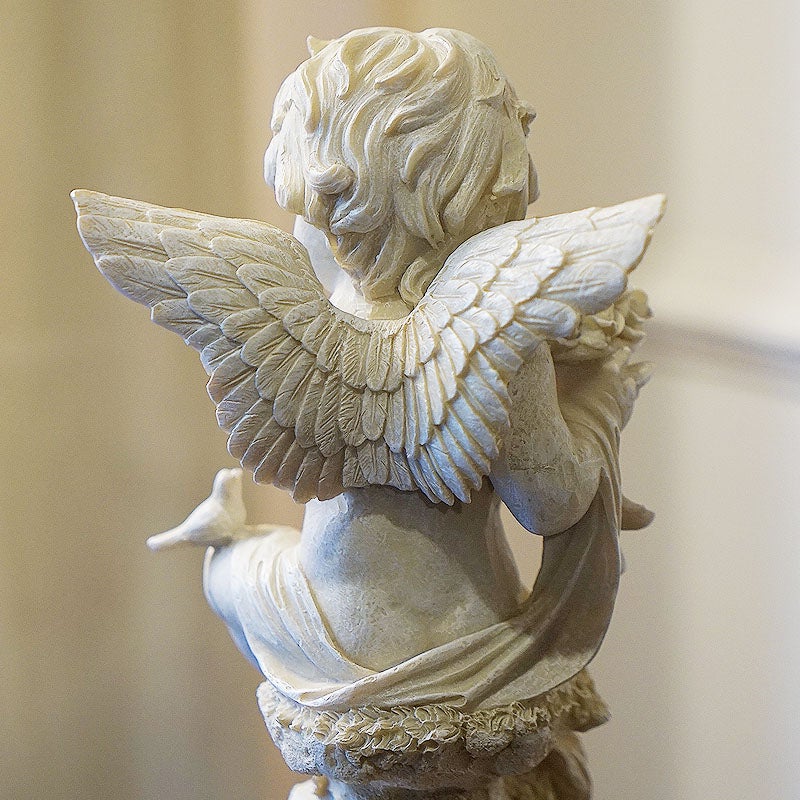 天使雑貨 小鳥エンジェル Aタイプ ローズ 天使 置物 可愛い天使 輸入雑貨 インテリア雑貨 輸入雑貨 おしゃれ 雑貨