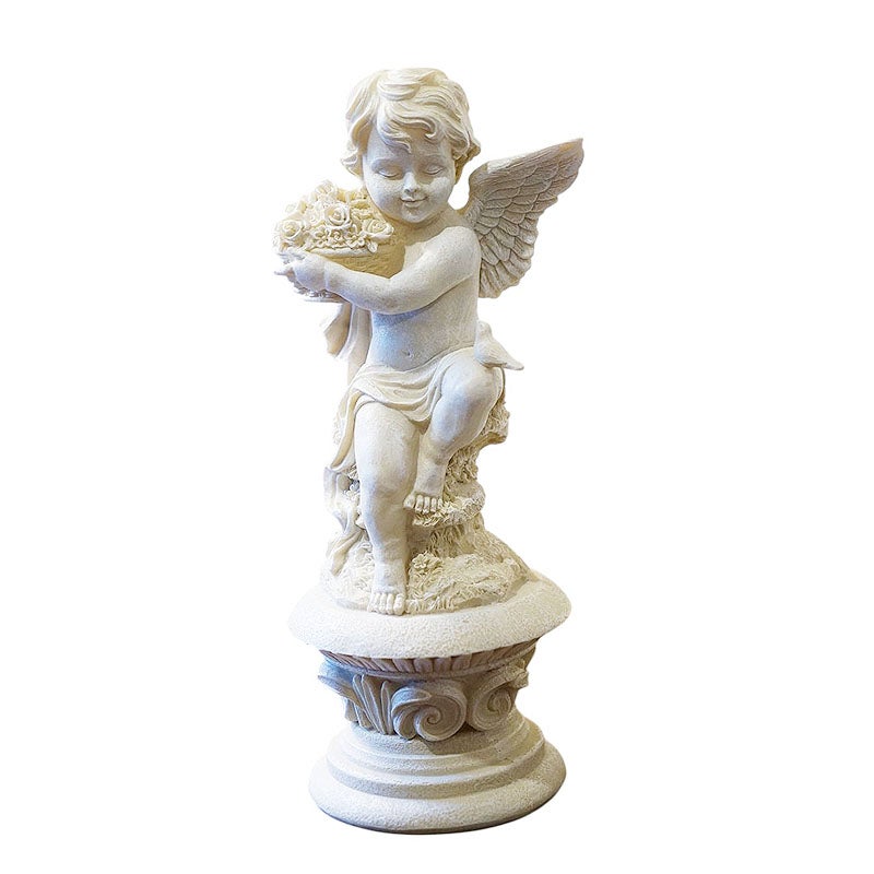 天使雑貨 小鳥エンジェル Aタイプ ローズ 天使 置物 可愛い天使 輸入雑貨 インテリア雑貨 輸入雑貨 おしゃれ 雑貨