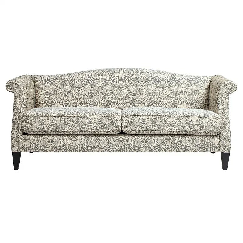 ジェニファーテイラー 3人掛けソファ 布 いちご泥棒柄 ピュアモリス風 Elaine エレイン モリス Morris