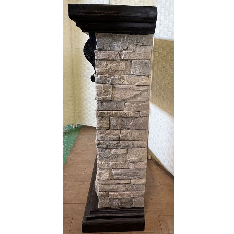 電気式暖炉 ロイドグランデ  パイオニアII ブラウンストーン 18インチ 1000W LLOYD GRANDE 暖炉風