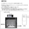 電気式暖炉 ロイドグランデ  パイオニアII ブラウンストーン 18インチ 1000W LLOYD GRANDE 暖炉風
