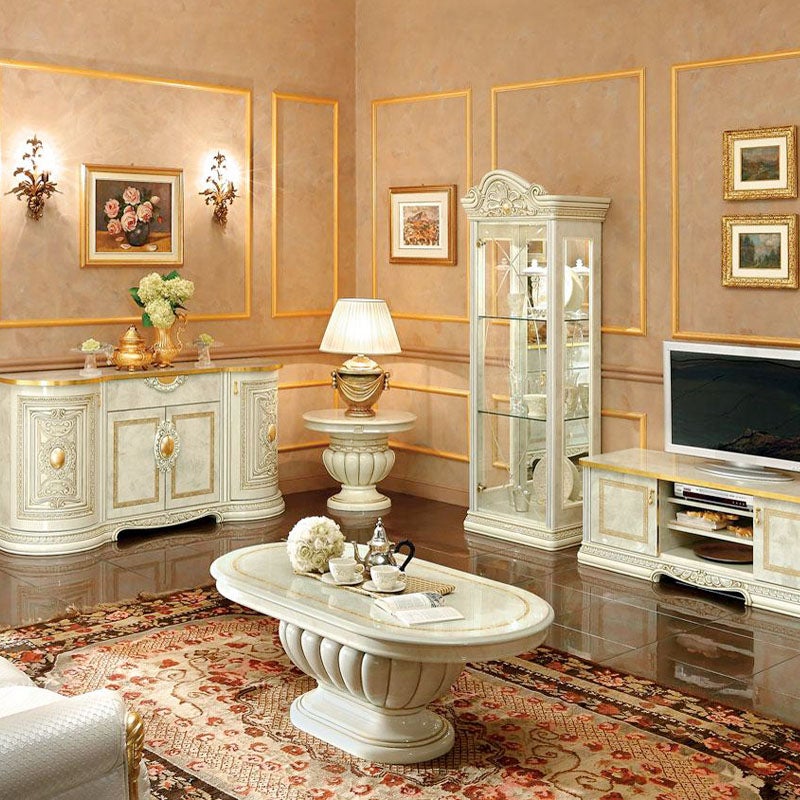 イタリア家具 LEONARD レオナルド センターテーブル おしゃれ 木製 アンティーク クラシック家具