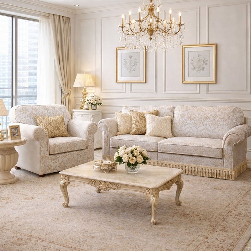 イタリア家具 SOFAシリーズ 2人掛けソファー おしゃれ 木製 アンティーク クラシック家具 ヨーロッパ家具