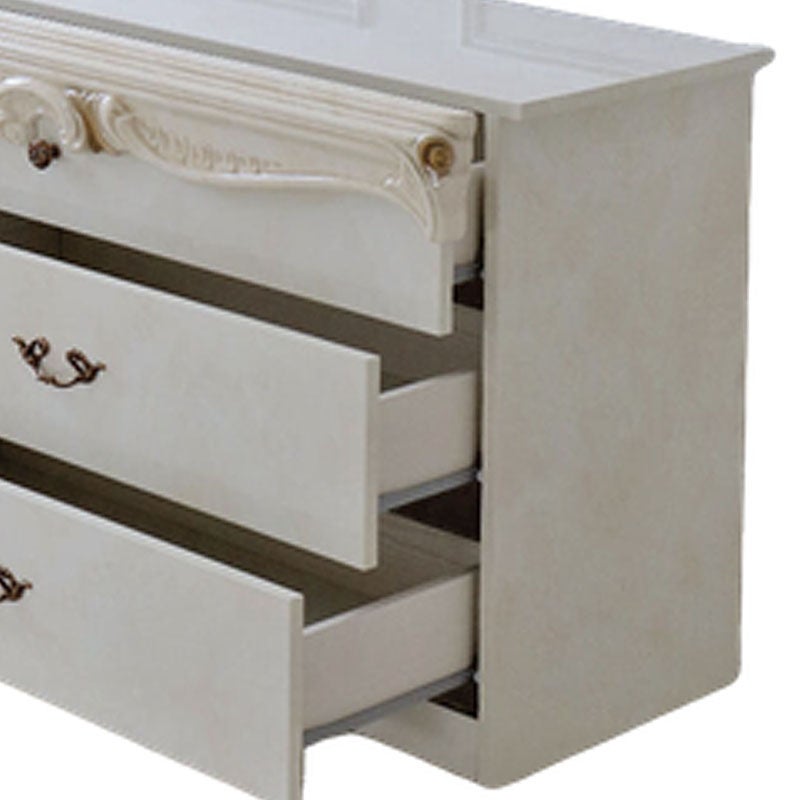 イタリア家具 CBIシリーズ 3段チェスト おしゃれ 木製 アンティーク クラシック家具 ヨーロッパ家具