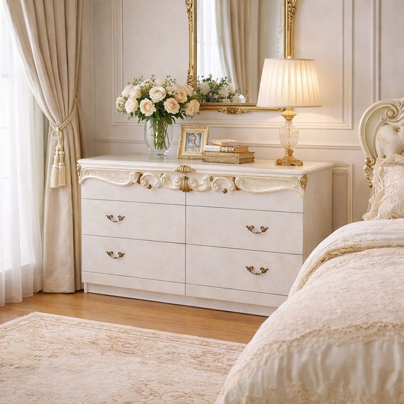 イタリア家具 CBIシリーズ ワイドチェスト172 おしゃれ 木製 アンティーク クラシック家具 ヨーロッパ家具