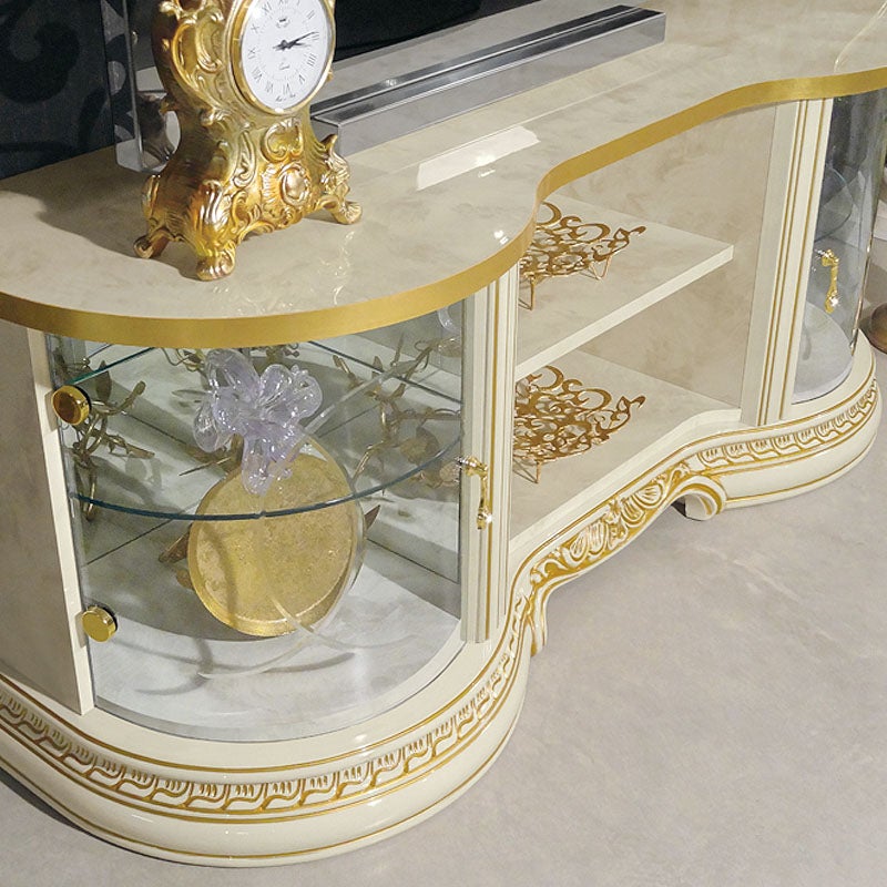 イタリア家具 LEONARD レオナルド TVボード テレビボード 140 木製 アンティーク クラシック家具