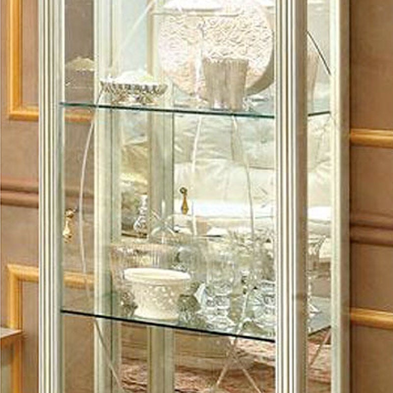 イタリア家具 LEONARD レオナルド キャビネット 白 飾り棚 家具 キャビネット 木製 アンティーク クラシック家具