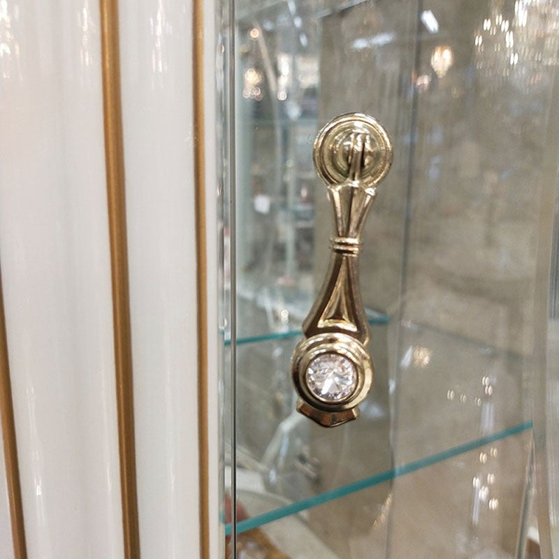 イタリア家具 LEONARD レオナルド 4ドア キャビネット 白 179 飾り棚 家具 キャビネット 木製 アンティーク クラシック家具