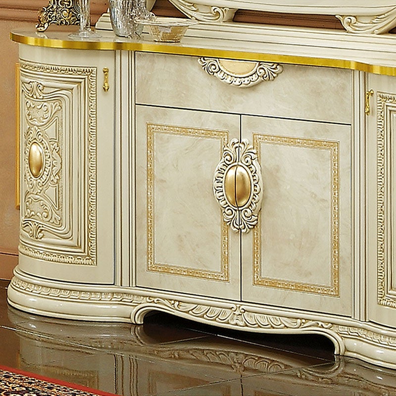 イタリア家具 LEONARD レオナルド サイドボード ホワイト 174cm 白家具 サイドボード アンティーク