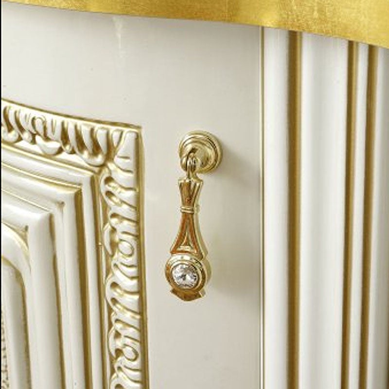 イタリア家具 LEONARD レオナルド サイドボード ホワイト 174cm 白家具 サイドボード アンティーク