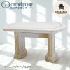 イタリア家具 LEONARD レオナルド ダイニングテーブル 149 木製 白家具 クラシック家具 ヨーロッパ家具