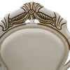 イタリア家具 LEONARD レオナルド ダイニングアームチェア 木製 エコレザー張り 白家具 クラシック家具 ヨーロッパ家具