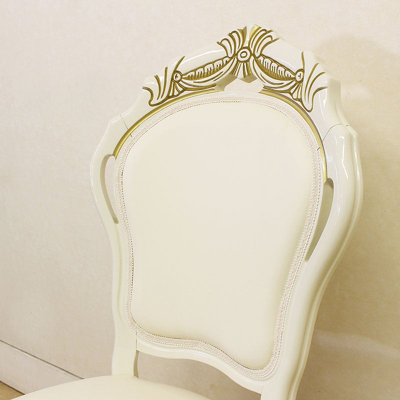 イタリア家具 LEONARD レオナルド ダイニング5点セット テーブル186 伸長式 白家具