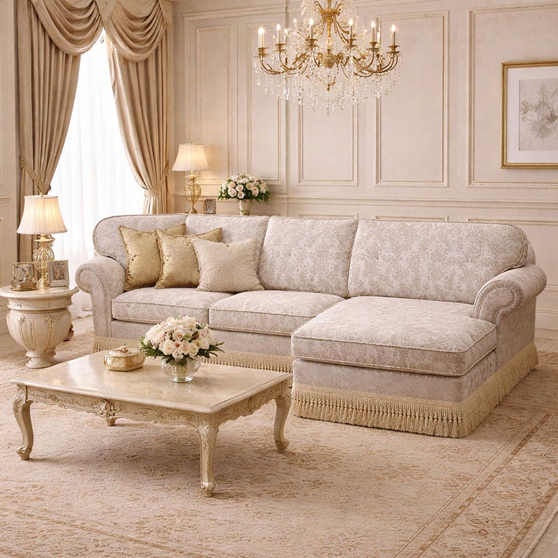 イタリア家具 SOFAシリーズ コーナーソファー 右角 おしゃれ 木製 アンティーク クラシック家具 ヨーロッパ家具