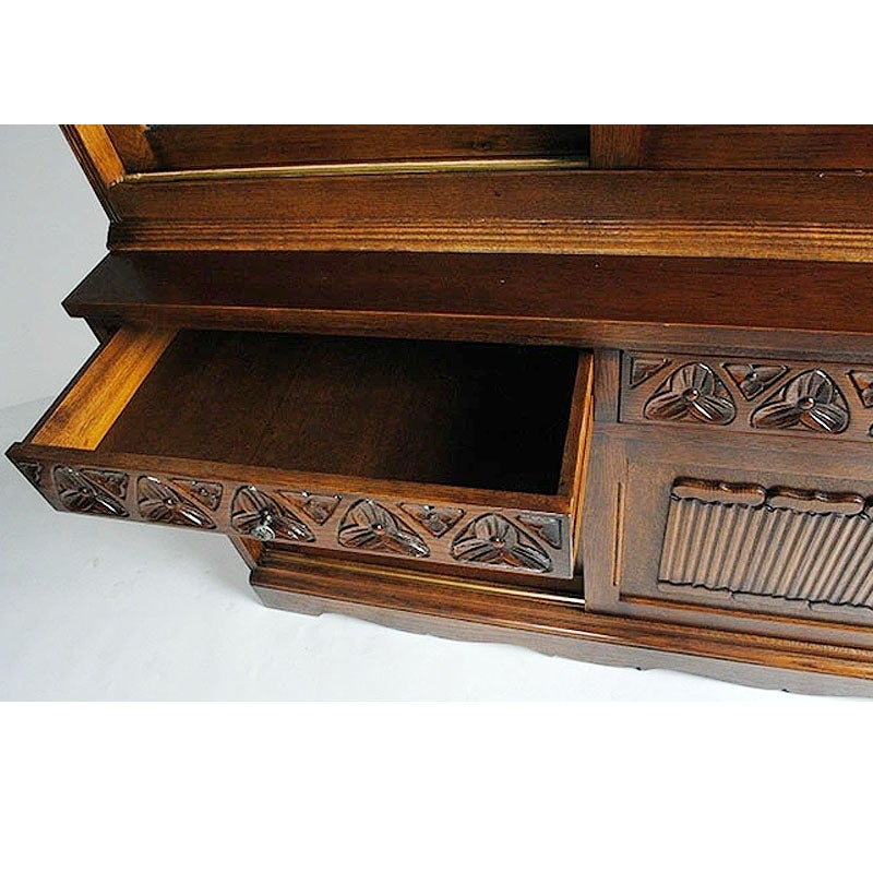 ダイニングボード カップボード 幅120cm 食器棚 キッチンボード おしゃれ 収納家具 リプロダクト家具 アンティーク家具  英国家具