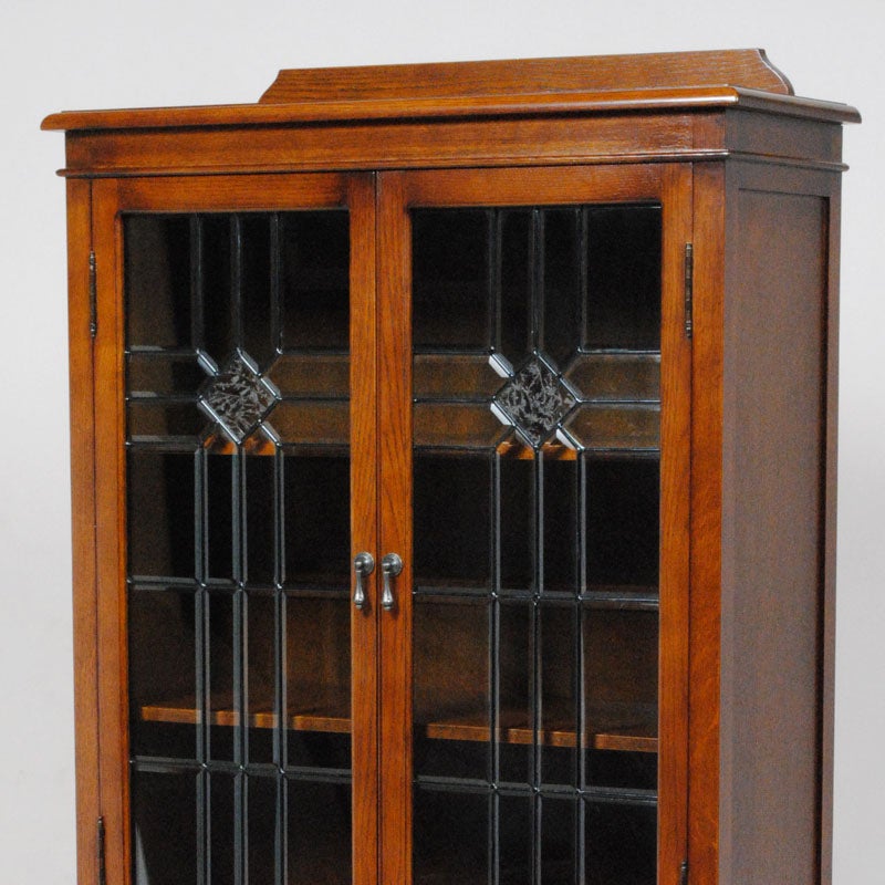 アンティーク ブックケース カップボード 幅80cm 本棚 飾り棚 おしゃれ 収納家具 リプロダクト家具 アンティーク家具