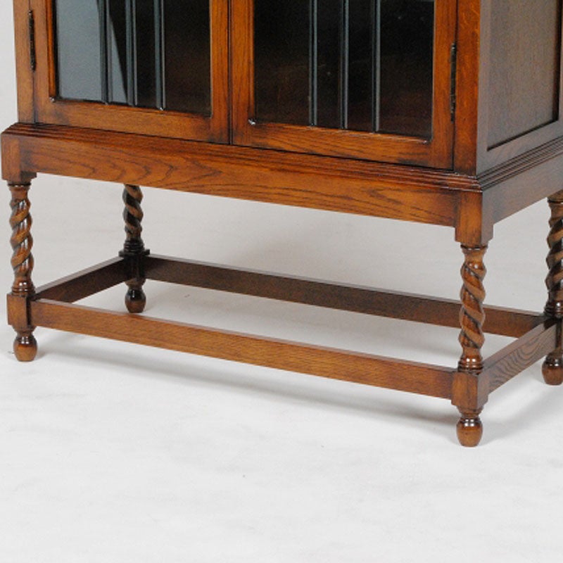 アンティーク ブックケース カップボード 幅80cm 本棚 飾り棚 おしゃれ 収納家具 リプロダクト家具 アンティーク家具