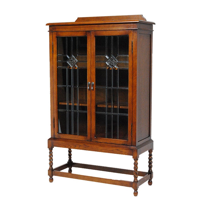 アンティーク ブックケース カップボード 幅80cm 本棚 飾り棚 おしゃれ 収納家具 リプロダクト家具 アンティーク家具