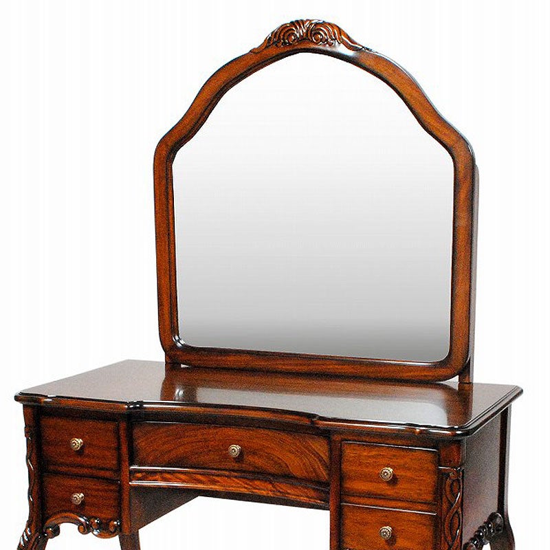 ドレッサー デスク 1面鏡 木製 Malina Cassili マリナカッシーリ マホガニー材 アンティーク家具 おしゃれ 家具