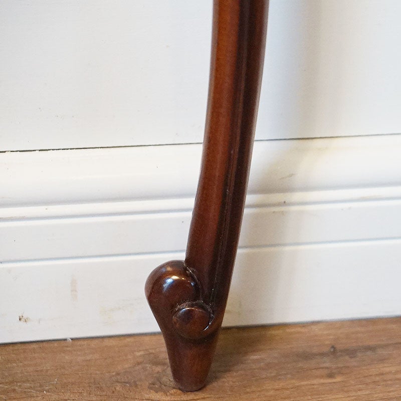 コンソールテーブル アンティーク 幅50 半円 Sサイズ マホガニー家具 猫脚 コンソールテーブル 玄関 花台