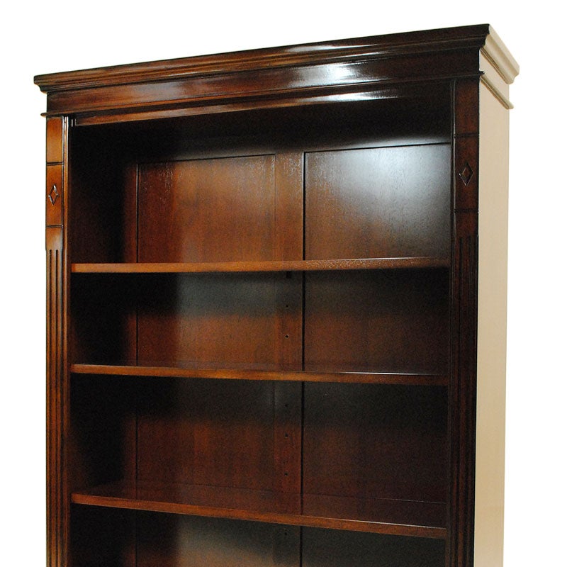 オープンシェルフ アンティーク 木製 本棚 90cm マホガニー材 アンティーク家具 おしゃれ 家具