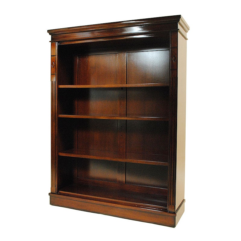 オープンシェルフ アンティーク 木製 本棚 90cm マホガニー材 アンティーク家具 おしゃれ 家具