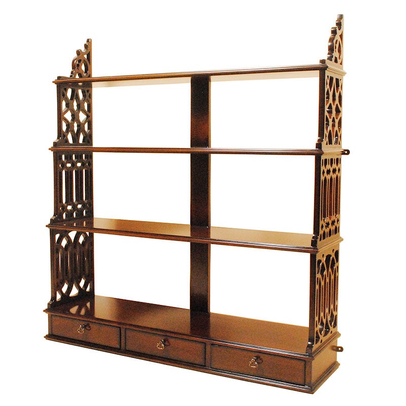 オープンシェルフ アンティーク 木製 本棚 86cm オープンラック マホガニー材 アンティーク家具 おしゃれ 家具
