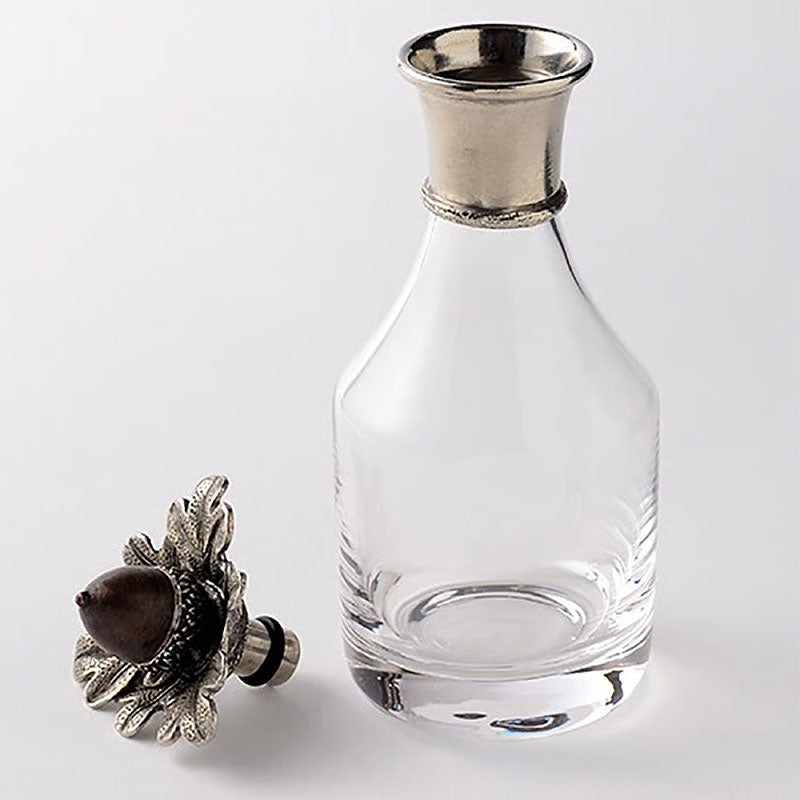 テーブルウェア AJ ピューター製 オイル＆ビネガーボトル ブロンズエコン Oil & Vinegar Bottle 観葉植物 ガラス＆ピューター 錫 スズ