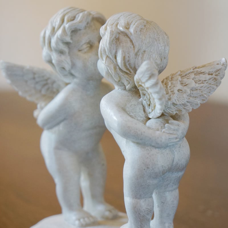 エンジェル 置物 エンジェル エンジェルキッス 天使 置物 おしゃれ 天使雑貨 天使 オブジェ エンジェル 置物 エンゼル 輸入雑貨