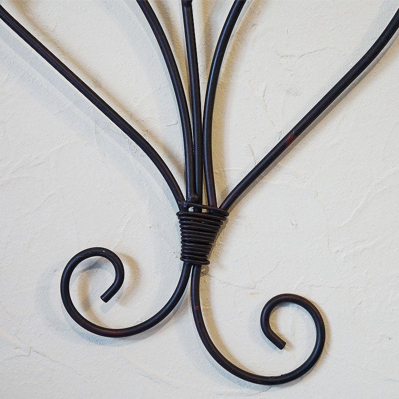 壁飾り アイアン 壁掛け インテリア雑貨 花 フラワー ウォールデコ 飾り アイアン 輸入雑貨