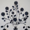 壁飾り アイアン 壁掛け インテリア雑貨 花 フラワーベース 花瓶 ウォールデコ 飾り アイアン 輸入雑貨