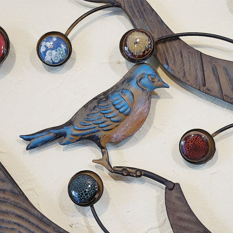 壁飾り アイアン 壁掛け インテリア雑貨 バード＆ツリー 鳥＆木 ウォールデコ 飾り アイアン 輸入雑貨