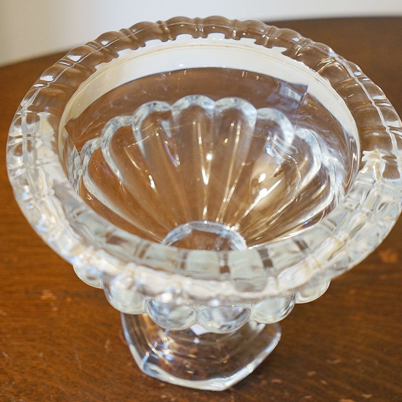 鉢カバー ガラス クリア プランターカバー アンティーク風 ハンドメイド フラワーベース ガーデニング ガラス プランター ガラス 花瓶